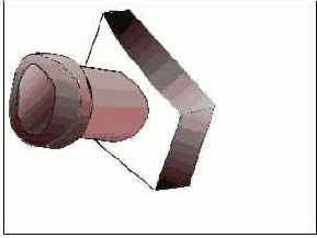 Получение выделенной области из контура